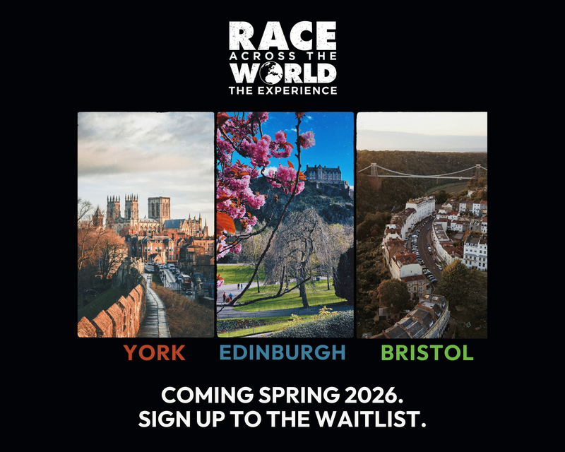 Race Across the World Experience Annnouncement News Poster