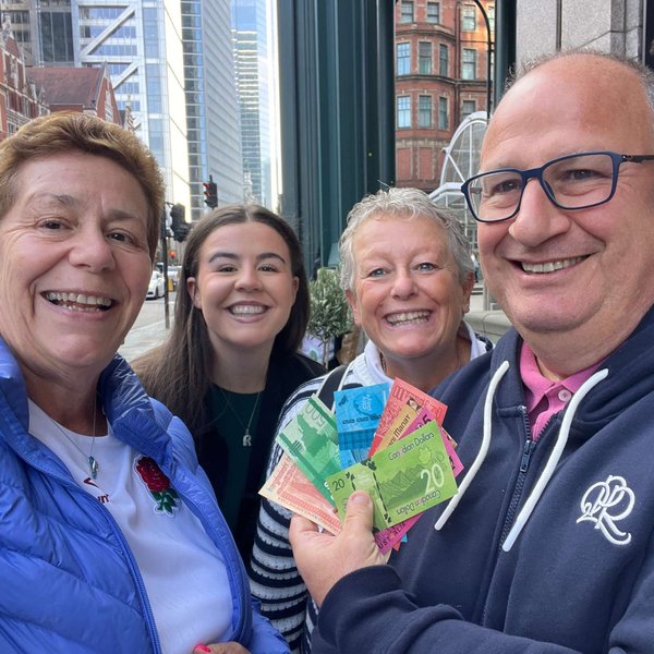 Team playing Race Across The World: The Experience in London