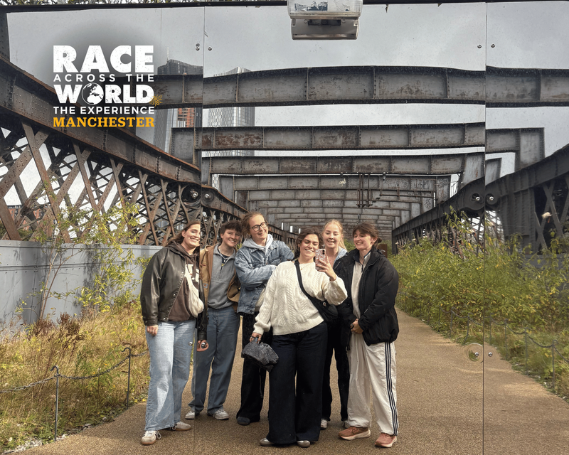 Team playing Race Across The World The Experience in Manchester