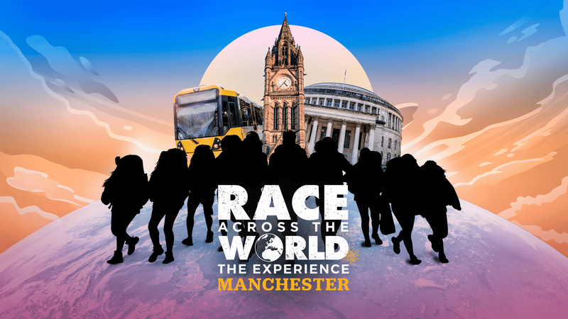 Race Across The World: The Experience Manchester Logo Banner