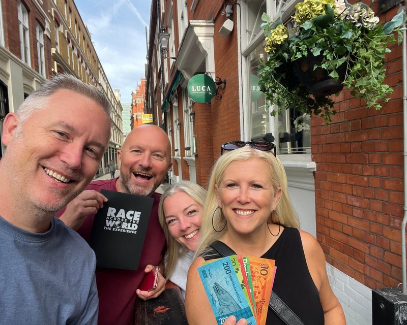 team on Race Across The World live experience London