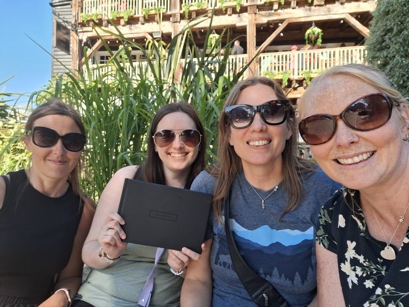 Team with guest book Race Across The World Experience