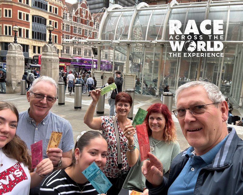 Race Across London Liverpool Street Station