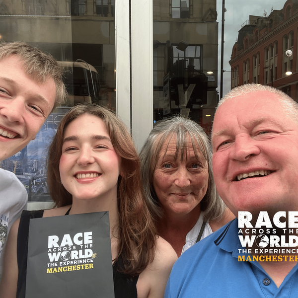 Team playing race across the world the experience in Manchester