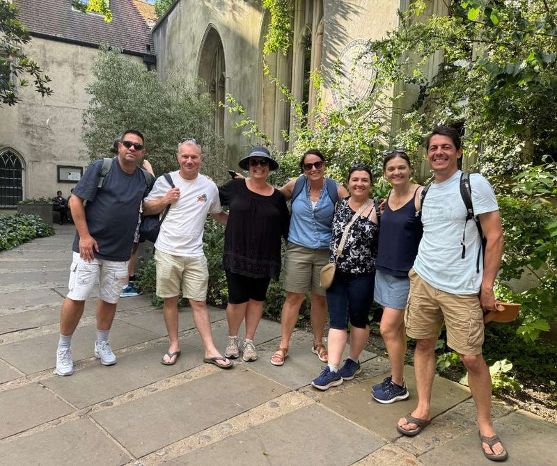 Team playing Race Across The World The Experience in London-St-Dunstan