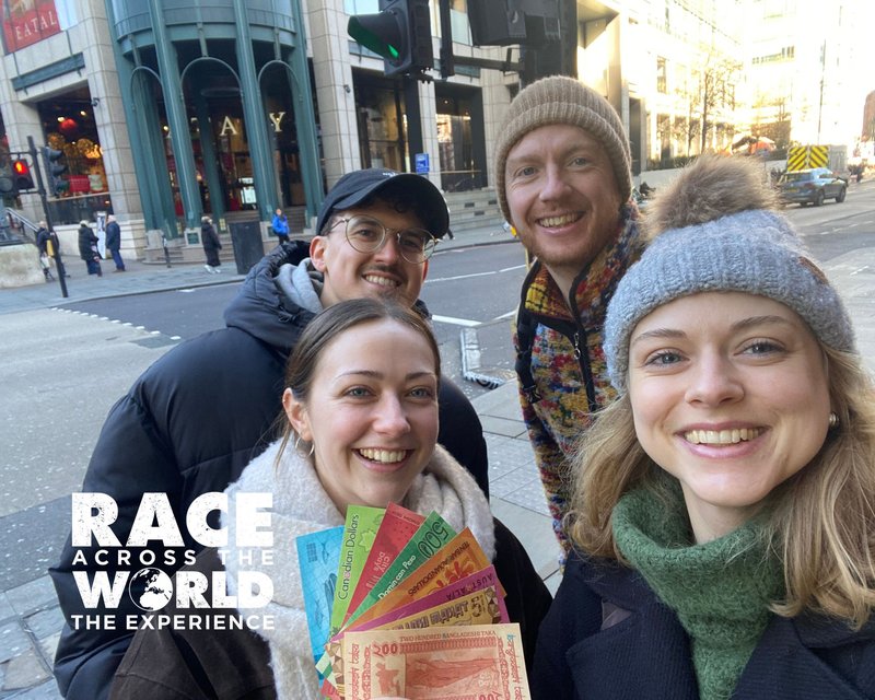 race across the world team in London