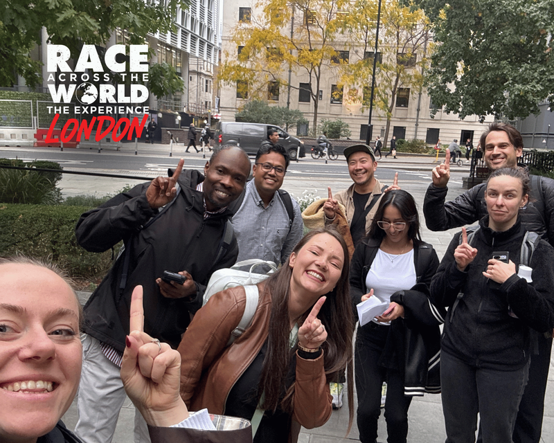 race across the world the experience large team photo london